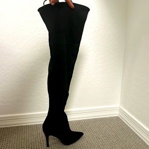 Aldo slouchy knee high boots - suede